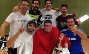 Champions de la ligue de hockey balle du dimanche - Équipe Concept Meubles Lackdor/Beaulac
